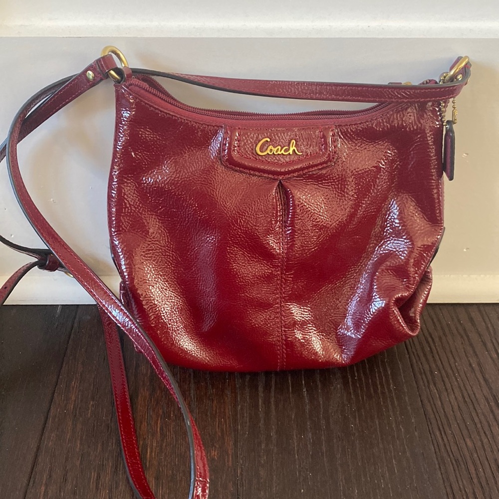 Ruby red crossbody .. perfect for a night out are great for a preteen or teen!
